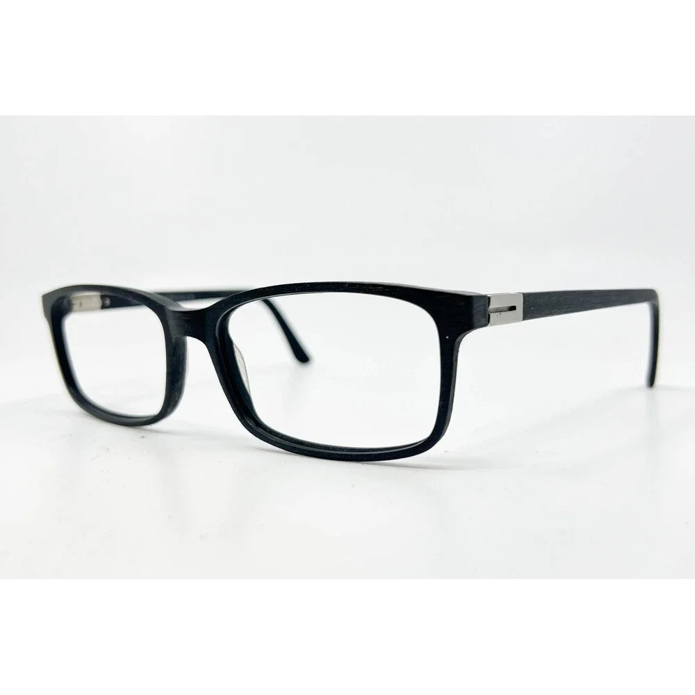 Terrapin by XXL Eyeglass Frames Mens Black Rectangular 61-18-155